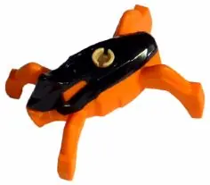 HF008:  Hero Factory Jumper - Black Top and Orange Base
