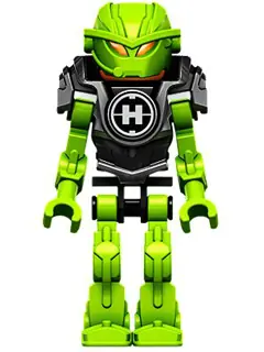 HF015:  Hero Factory Mini - Breez - Pearl Dark Gray Armor