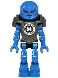 HF020:  Hero Factory Mini - Surge - Pearl Dark Gray Armor