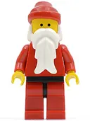 Minifigurka: HOL007:  Santa, Red Legs with Black Hips