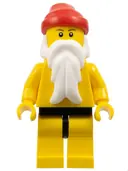 Minifigurka: HOL010:  Santa, Yellow Legs with Black Hips, Yellow Torso