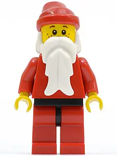 HOL012:  Santa, Red Legs with Black Hips, Freckles