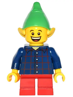 HOL047:  Elf - Plaid Button Shirt