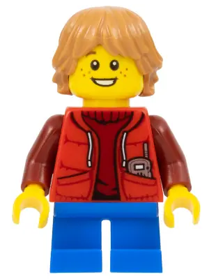 HOL076:  Winter Holiday Train Boy