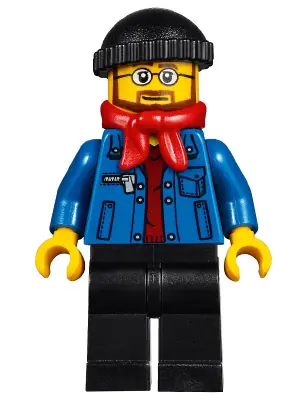 HOL090:  Winter Holiday Train Station Bus Driver
