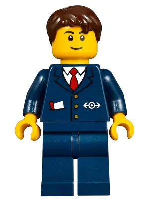 HOL094:  Winter Holiday Train Station Ticket Agent