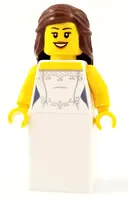 Minifigurka: HOL113:  Bride, Wedding Dress