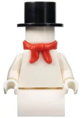 HOL130:  Snowman with 2 x 2 Curved Top Brick as Legs