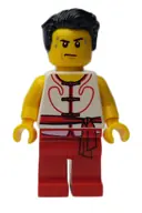 Minifigurka: HOL147:  Dragon Boat Race Team Red/White Member 1