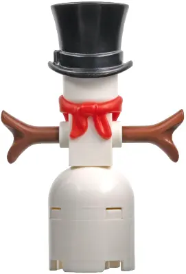 HOL160:  Snowman with 2 x 2 Round Brick as Legs