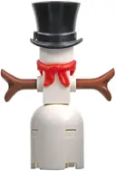 Minifigurka: HOL160:  Snowman with 2 x 2 Round Brick as Legs