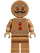 Minifigurka: HOL169:  Gingerbread Man - Moustache