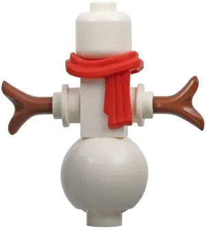 HOL234:  Snowman - Red Scarf, No Hat