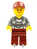 Minifigurka: HOL250:  Police - Crook Big Betty, Ice Skates