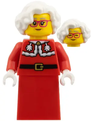 HOL376:  Mrs. Claus - Red Jacket, Plain Skirt