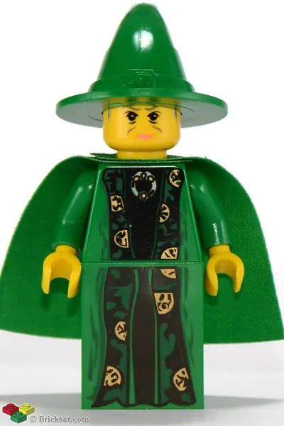 HP022:  Professor Minerva McGonagall - Green Robe and Cape