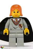 Minifigurka: HP030:  Ginny Weasley - Gryffindor Shield Torso, Light Gray Legs, Black Cape with Stars