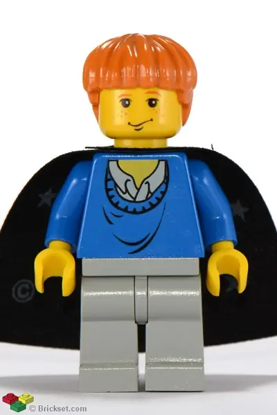 HP034:  Ron Weasley - Blue Sweater, Black Cape with Stars
