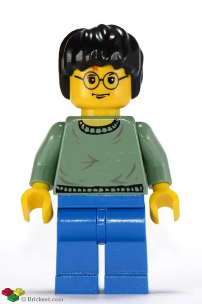 HP038:  Harry Potter - Sand Green Sweater Torso, Blue Legs