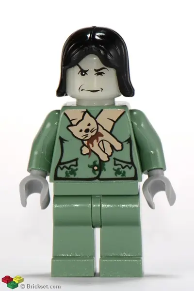 HP044:  Professor Severus Snape Boggart - Sand Green Outfit, Black Hair
