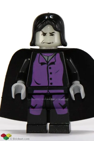 HP050:  Professor Severus Snape - Prisoner of Azkaban Pattern, Light Bluish Gray Hands