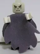 Minifigurka: HP069A:  Lord Voldemort - Glow In Dark Opaque Head, Dark Bluish Gray Dementor Style Cape