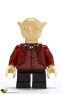 Minifigurka: HP079:  Goblin - Dark Red Jacket, Black Legs