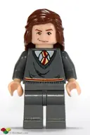 Minifigurka: HP083:  Hermione Granger - Gryffindor Stripe Torso, Reddish Brown Female Hair Mid-Length