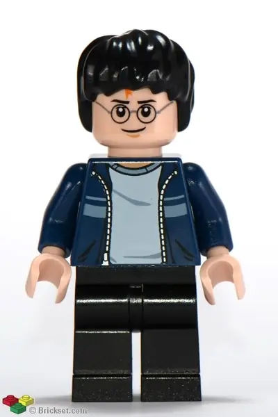 HP087:  Harry Potter - Dark Blue Open Jacket with Stripe, Black Legs