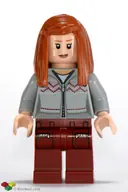 Minifigurka: HP090:  Ginny Weasley - Light Bluish Gray Knitwear, Dark Red Legs with Pockets Pattern