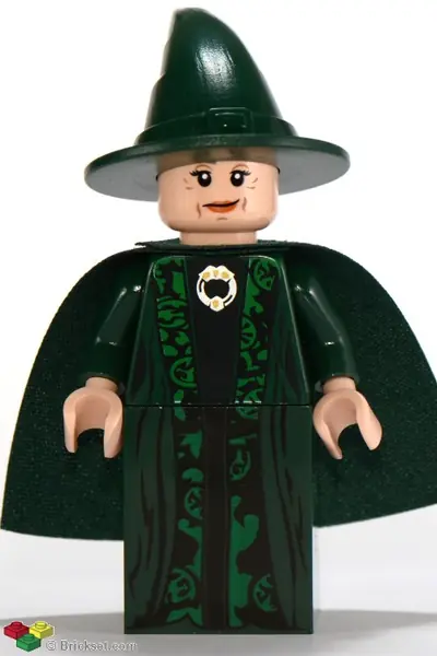 HP093:  Professor Minerva McGonagall - Dark Green Robe and Cape