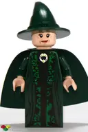 Minifigurka: HP093:  Professor Minerva McGonagall - Dark Green Robe and Cape