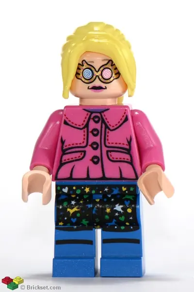 HP103:  Luna Lovegood - Dark Pink Jacket, Ponytail