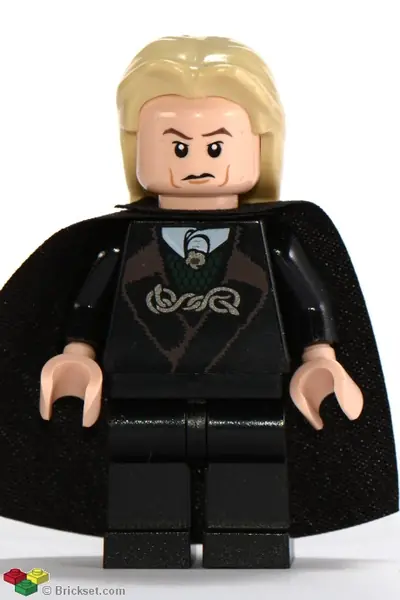HP104:  Lucius Malfoy - Black Robe, Tan Hair