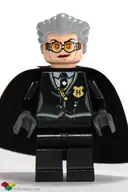 Minifigurka: HP106:  Madam Rolanda Hooch - Black Outfit, Light Nougat Head, Starched Cape
