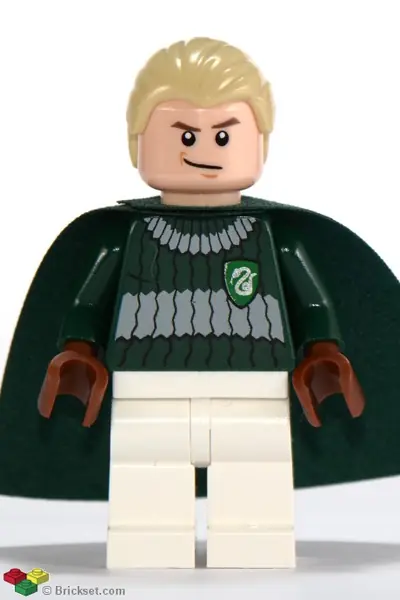 HP108:  Draco Malfoy - Dark Green and White Quidditch Uniform