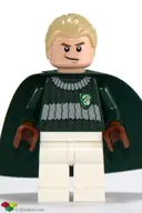 Minifigurka: HP108:  Draco Malfoy - Dark Green and White Quidditch Uniform