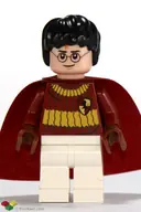 Minifigurka: HP110:  Harry Potter - Dark Red Quidditch Uniform with Cape, White Legs