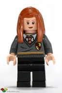 Minifigurka: HP114:  Ginny Weasley - Gryffindor Stripe and Shield Torso, Black Legs