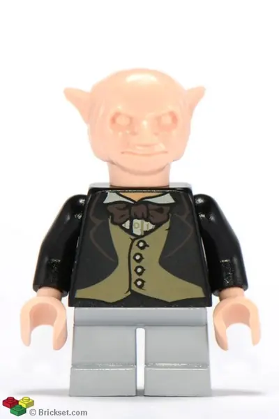 HP117:  Goblin - Black Jacket, Light Bluish Gray Legs