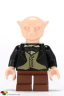 Minifigurka: HP118:  Goblin - Black Jacket, Reddish Brown Legs