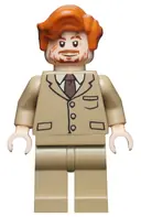 Minifigurka: HP130:  Professor Remus Lupin - Dark Tan Suit