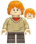 Minifigurka: HP142:  Ron Weasley - Dark Tan Sweater