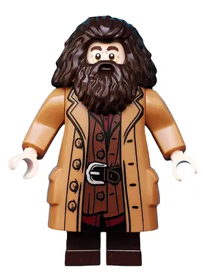 HP144:  Rubeus Hagrid - Medium Nougat Topcoat with Buttons