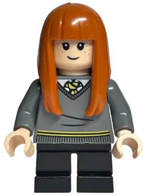 HP149A:  Susan Bones - Hufflepuff Sweater, Black Short Legs, Flexible Rubber Hair
