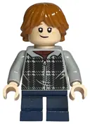 Minifigurka: HP154:  Ron Weasley - Plaid Hoodie