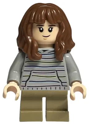 HP156:  Hermione Granger - Light Bluish Gray Sweater with Pastel Stripes