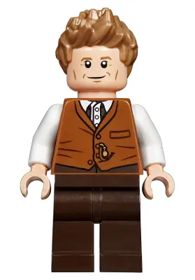 HP165:  Newt Scamander - Dark Orange Vest
