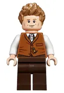 Minifigurka: HP165:  Newt Scamander - Dark Orange Vest