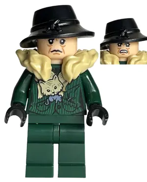 HP173:  Professor Severus Snape Boggart - Dark Green Outfit, Black Hat